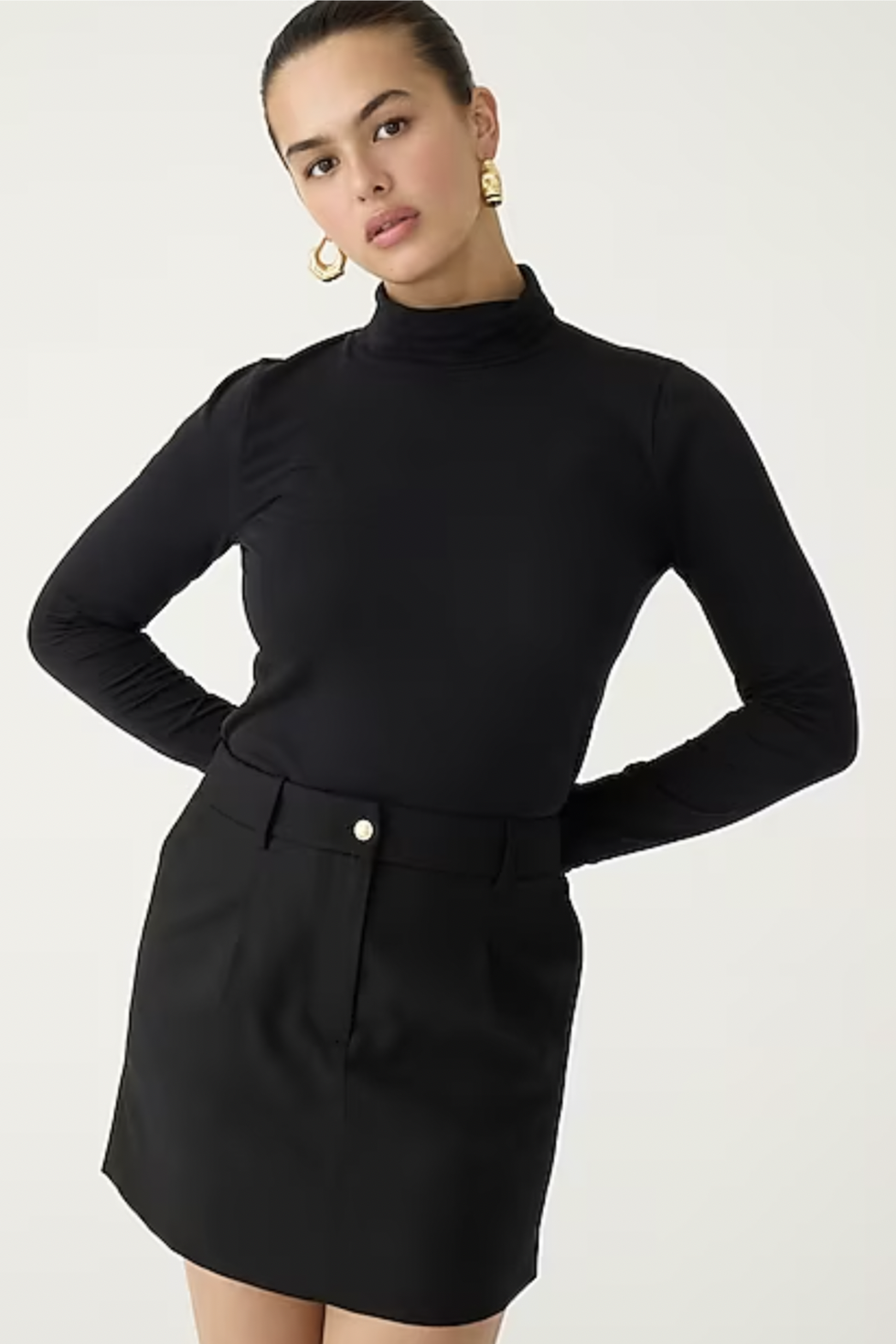 Black Turtleneck Bodysuit - A Wardrobe Staple - Straight A Style  Black  turtleneck outfit, Turtleneck bodysuit outfit, Black turtleneck