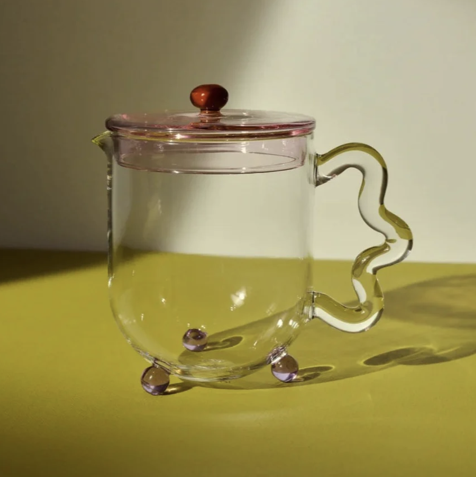 Bloom Glass Teapot