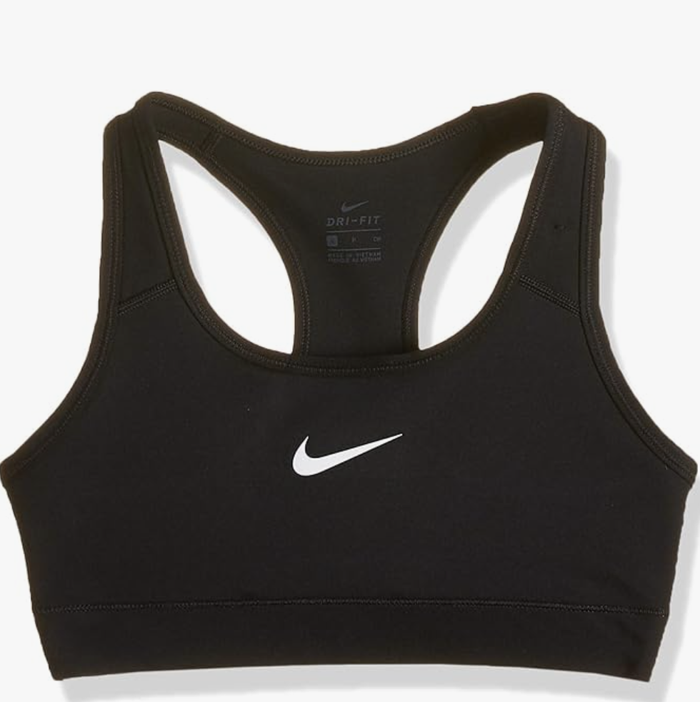 Nike Swoosh Medium-Support Women's Padded Monogram Sports Bra. Nike VN