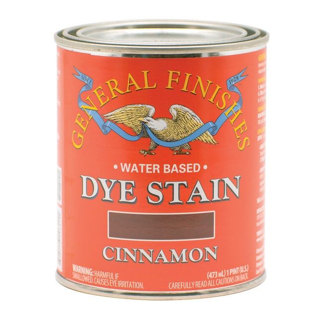 Water-Based Dye Stain in Cinnamon