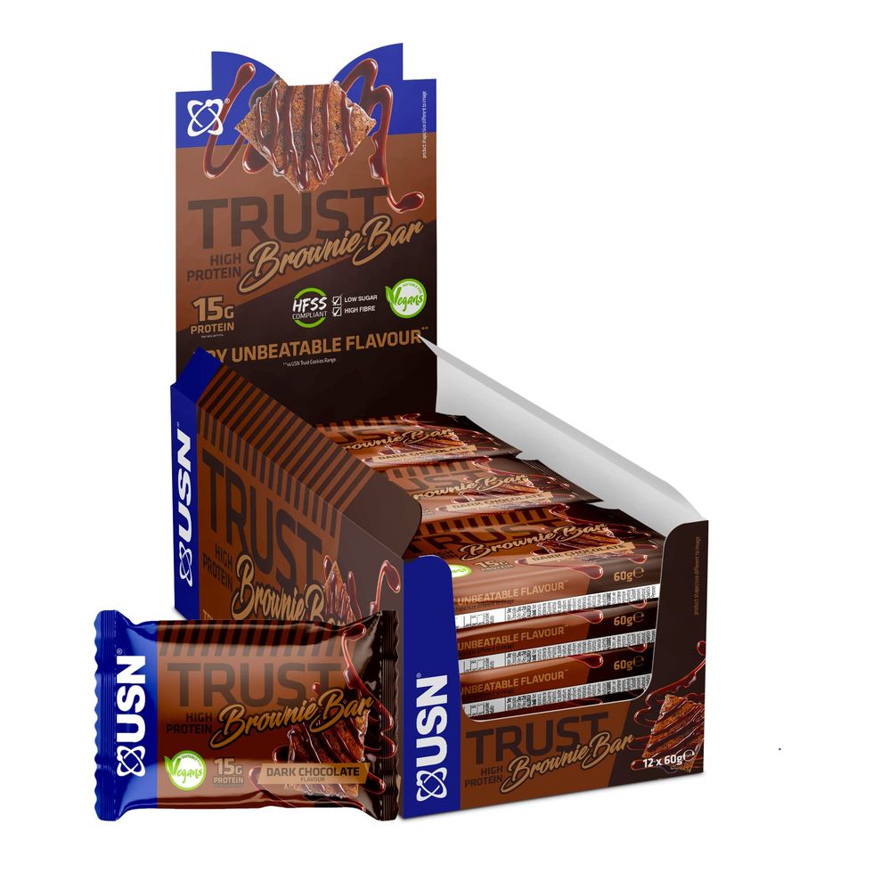 USN Trust Vegan Brownie Bar (12 pack)