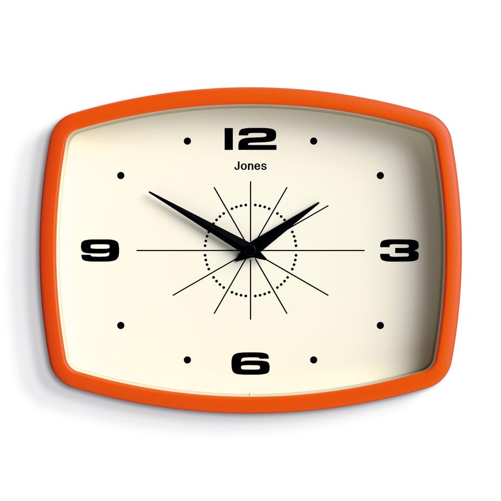 Reloj de pared en estilo retro