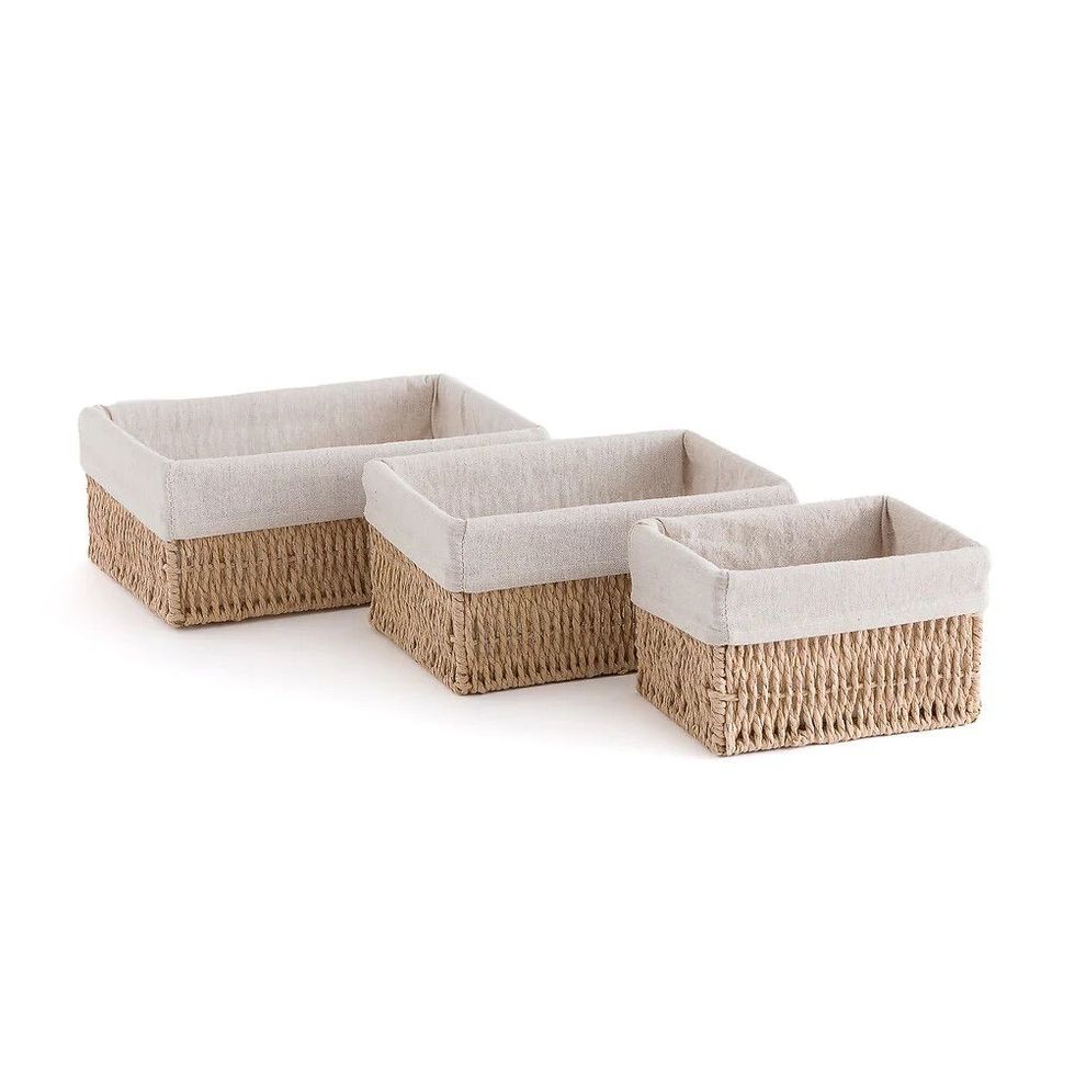 Papeli Paper Rope Baskets, Set of 3