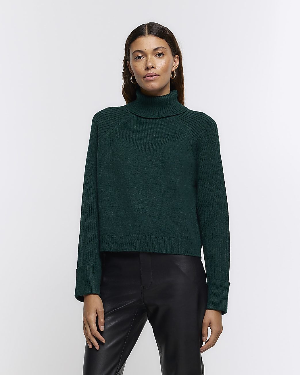 Green hot sale jumper h&m