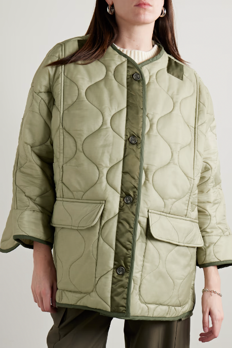 Quilted padded ripstop jacket