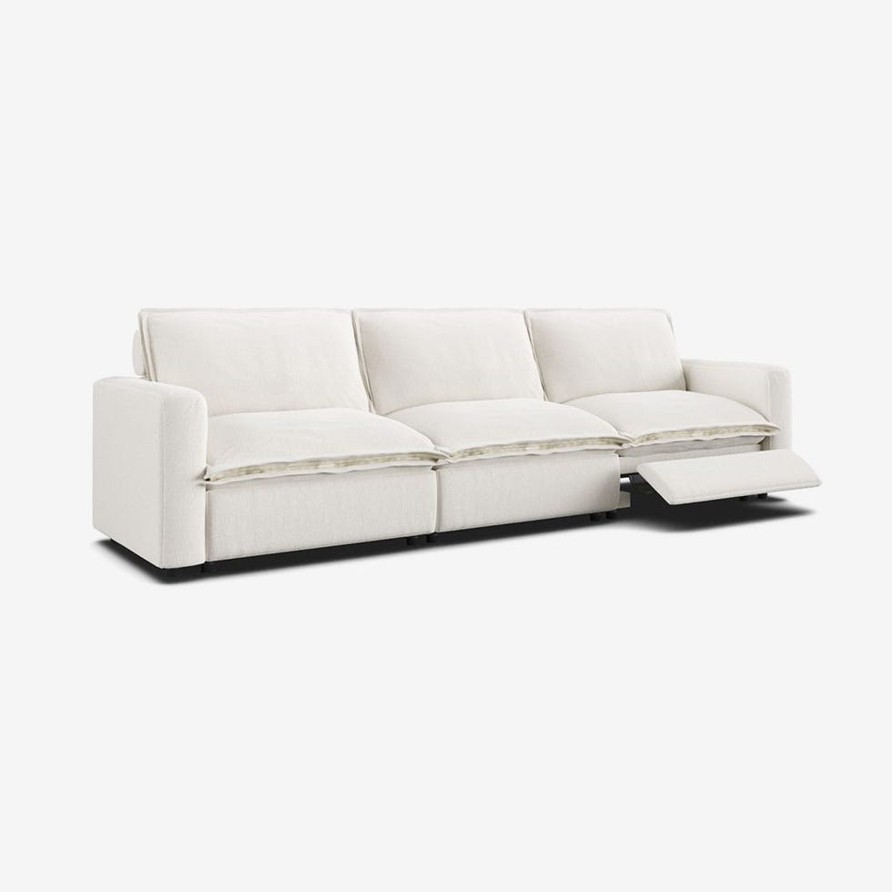 Coconut 3 Seat Sectional with 1 Recliner