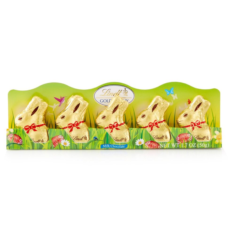 Lindt Mini Gold Bunny, Milk Chocolate, 1.76 Ounce (Pack of 5)