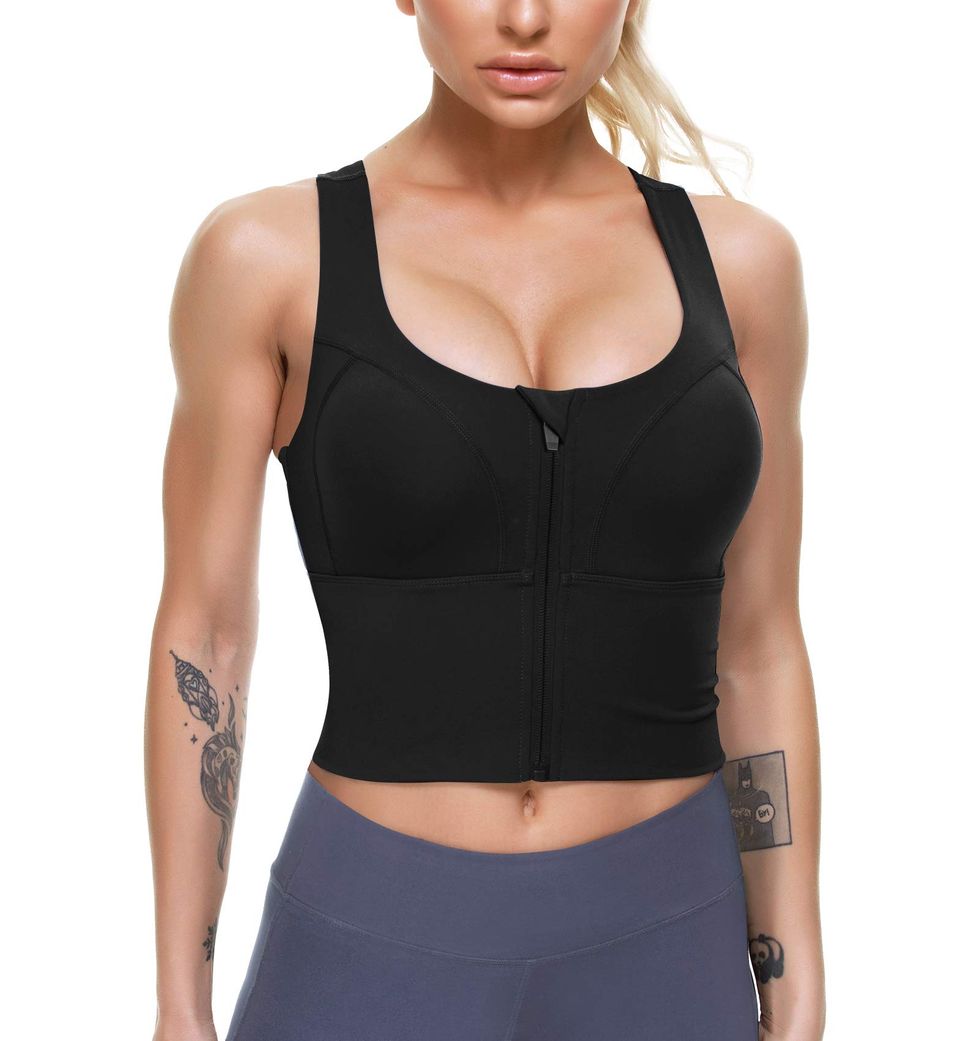 Fit With Curves Long Line Sports Bra