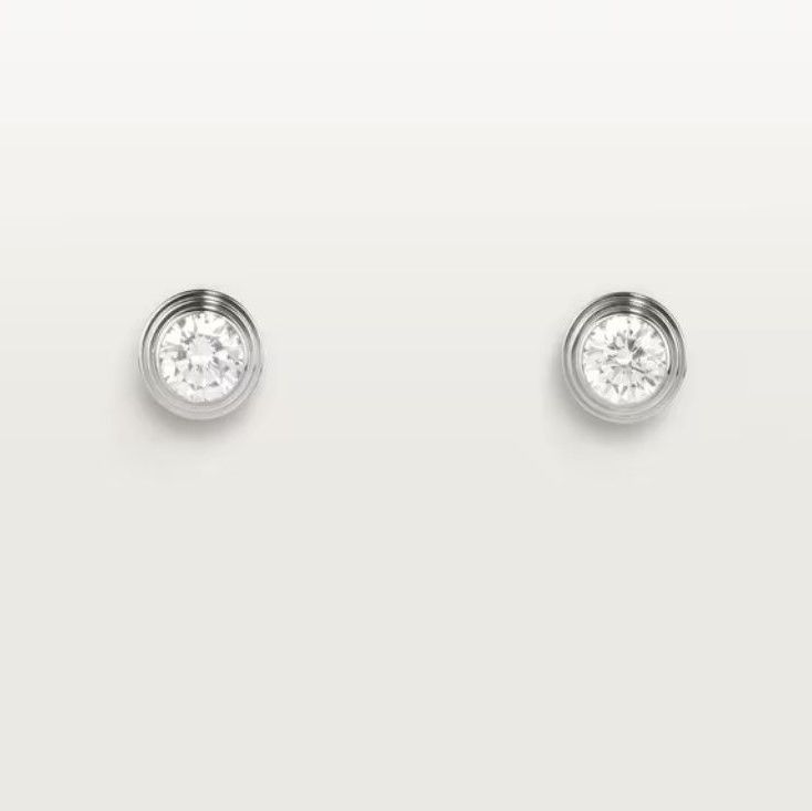 精品鑽石耳環推薦#1：Cartier d'Amour耳環鑽石耳環