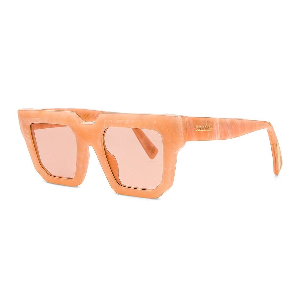 x Rosie Huntington Whitely Peach Marble Sunnies x Rosie Huntington Whitely Peach Marble Sunnies