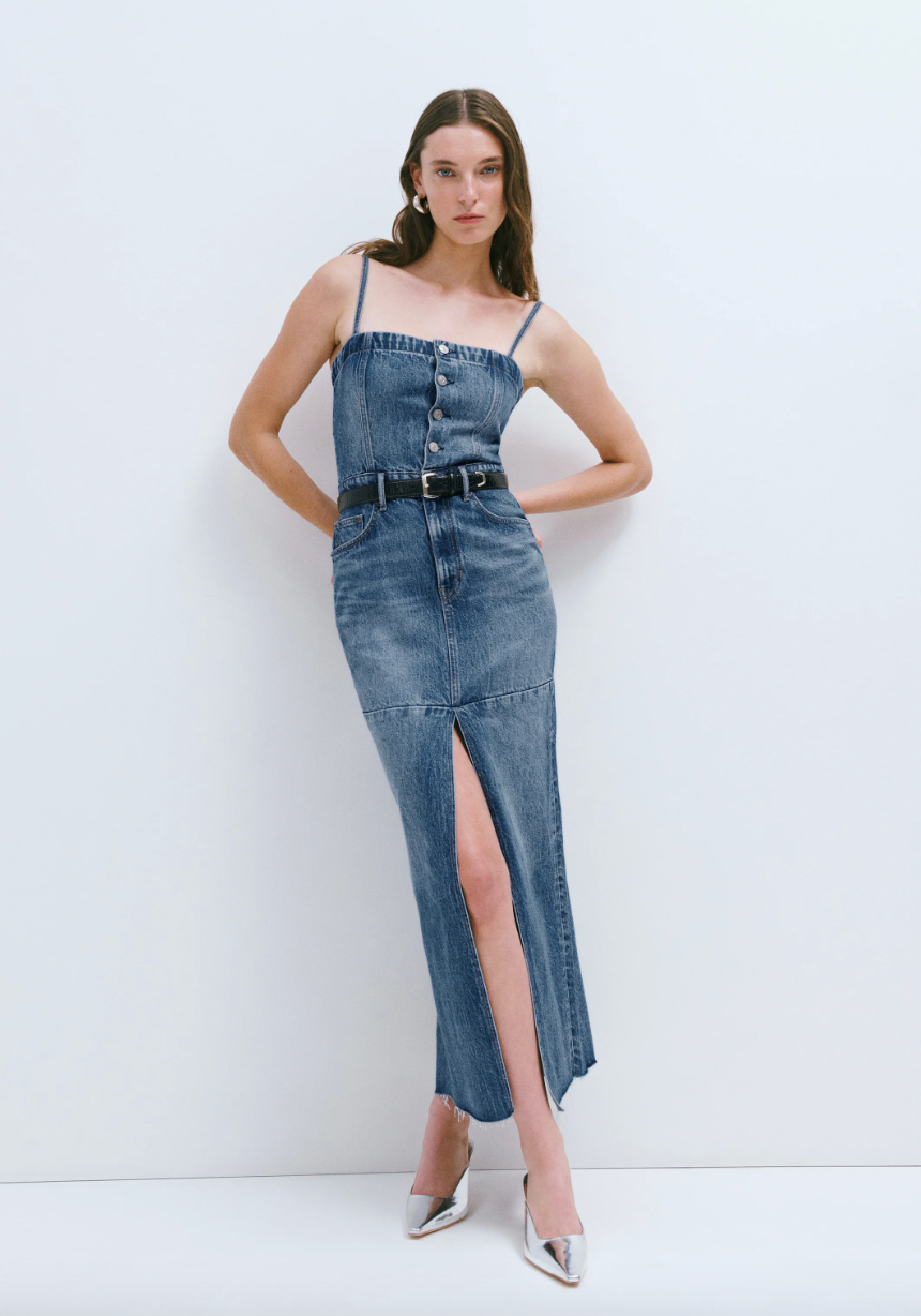 Tazz Maxi Denim Dress