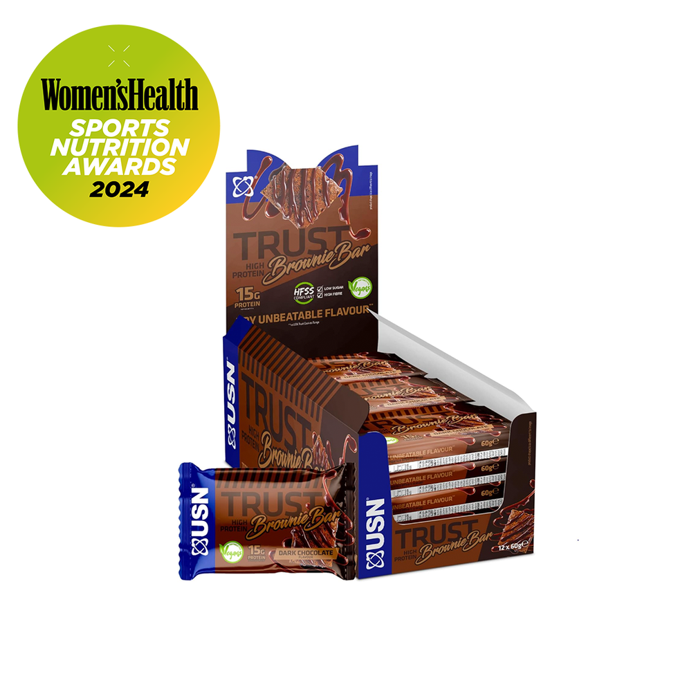 USN Trust Vegan Brownie Bar: Dark Chocolate 