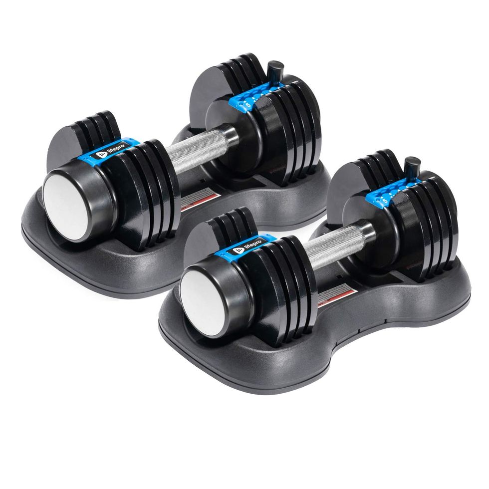 Dumbbells Adjustable Fitness Dumbbells Set 2-in-1 Barbell for Women and Men  Free Weights with Connector for Home Can Be Used As Dumbbells Adjustable  Weight Set (Color : Red, Size : 15KG/33LBS), Dumbbells 