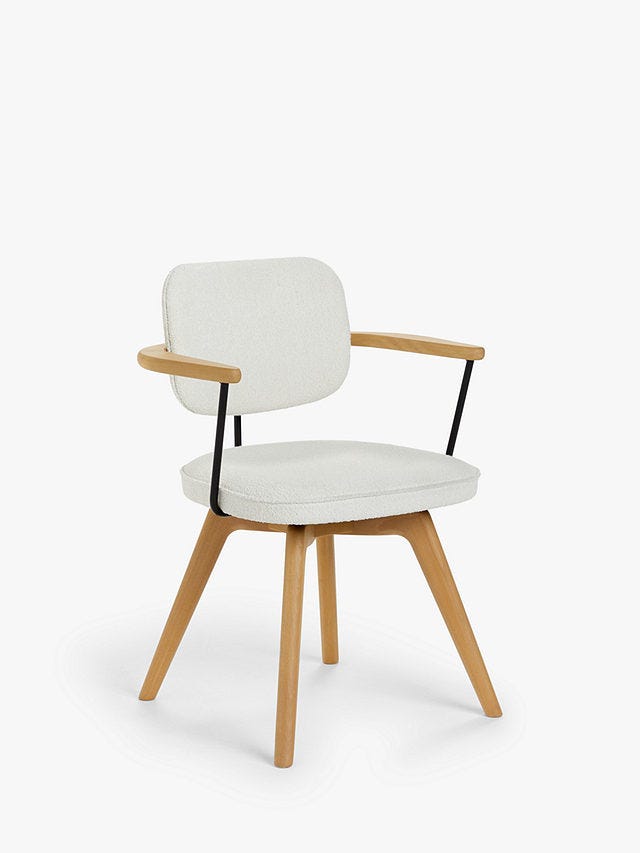 Soren Office Chair Ivory/Natural