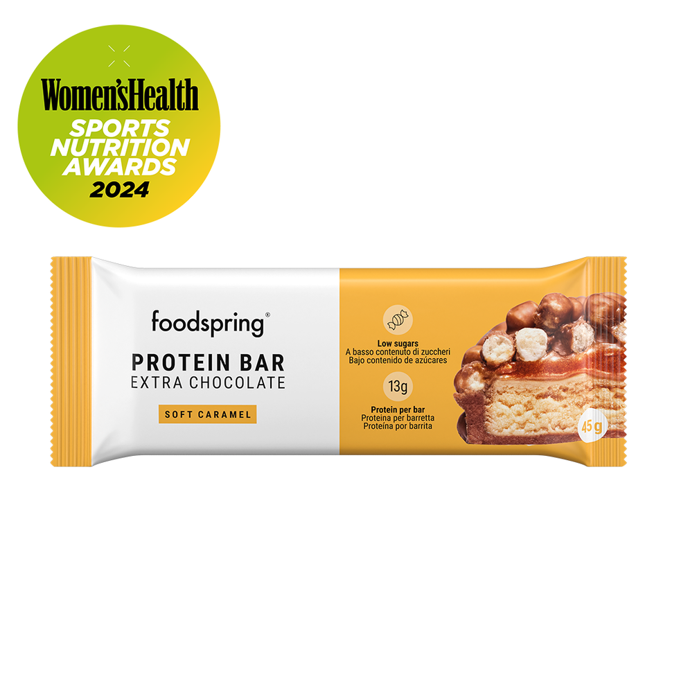 Foodspring Protein Bar Extra: Soft Caramel 