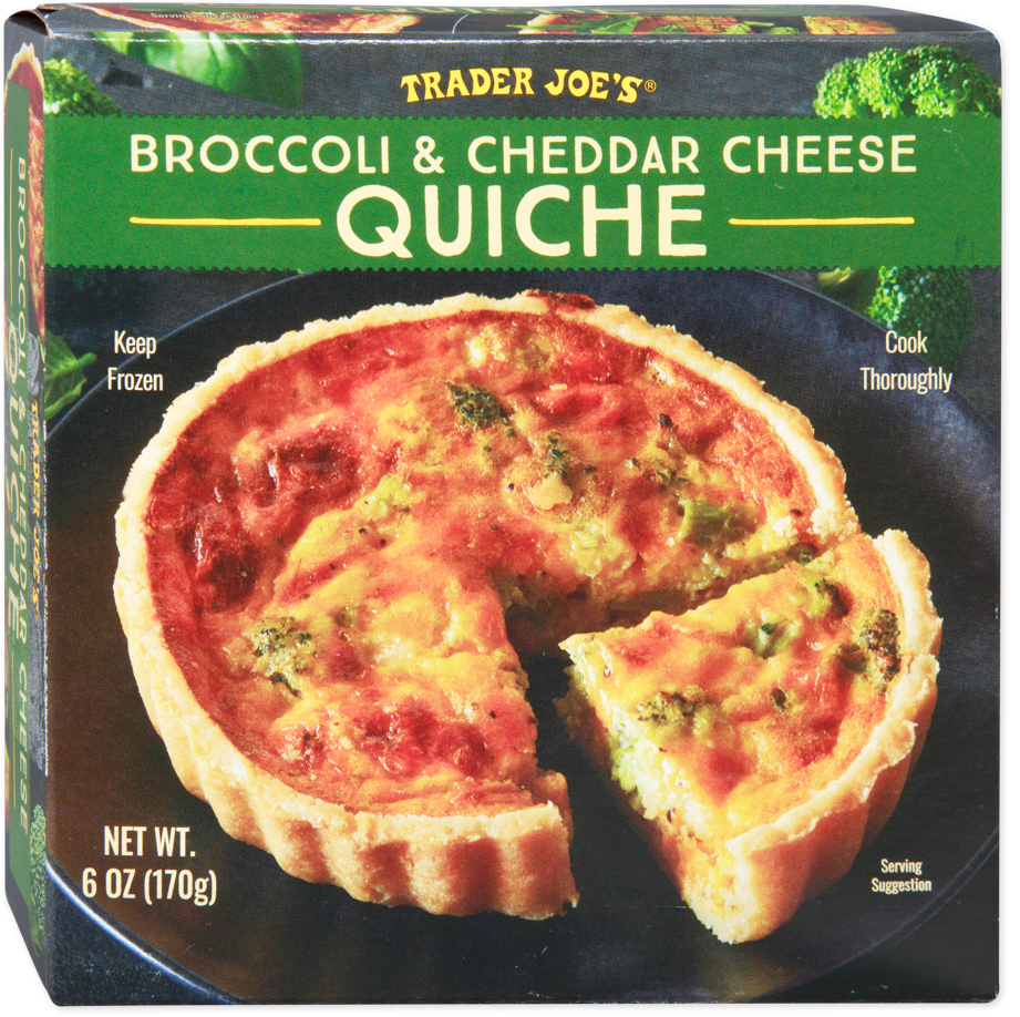 4. Broccoli & Cheddar Cheese Quiche