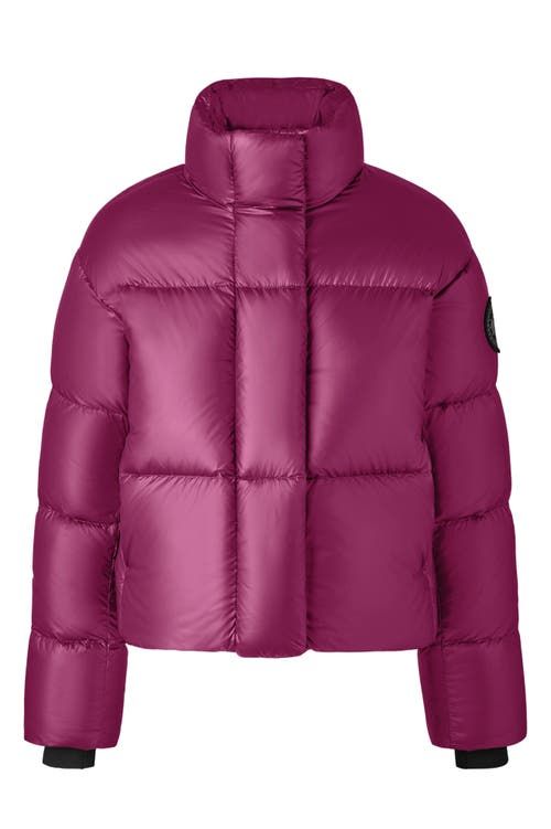 Cypress 750 Fill Power Down Recycled Nylon Packable Crop Puffer Jacket
