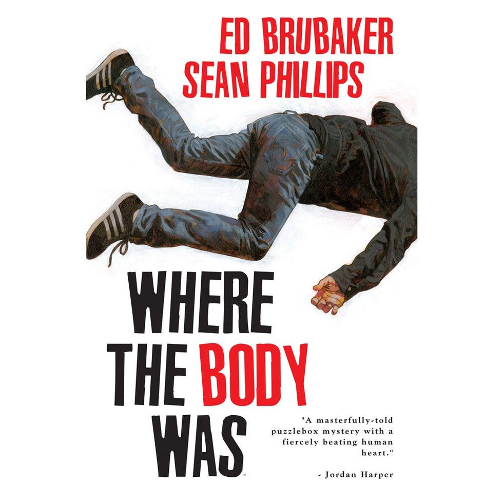 <i>WHERE THE BODY WAS</i>, BY ED BRUBAKER AND SEAN PHILLIPS
