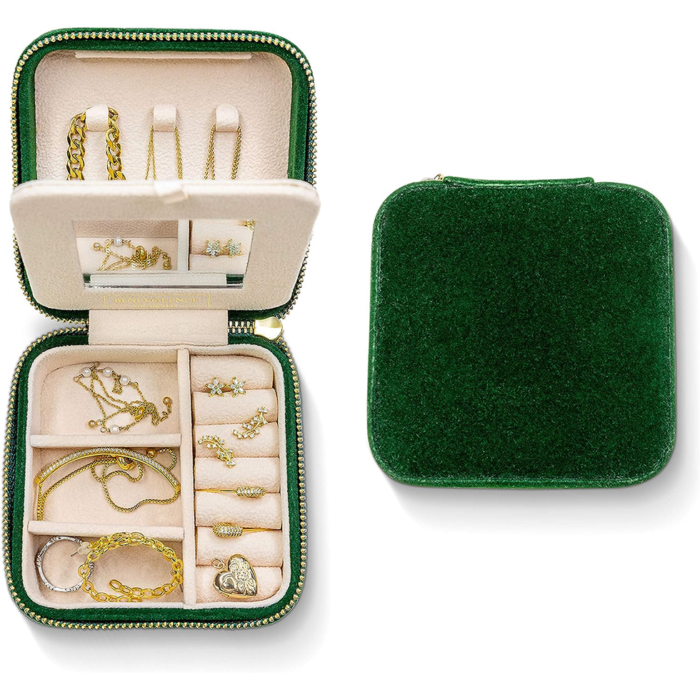 Plush Jewelry Organizer Box