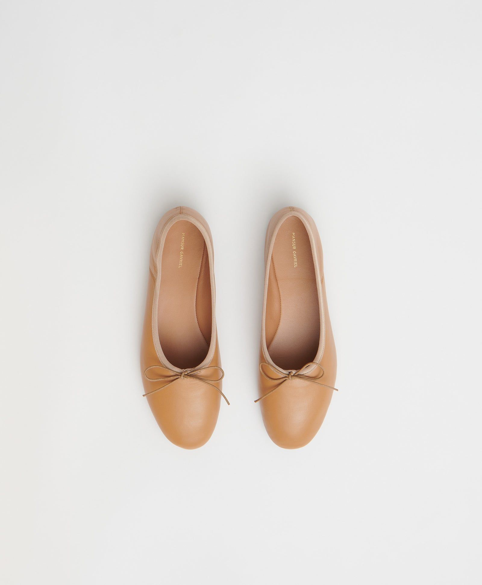 Mansur gavriel best sale monogram ballet flats