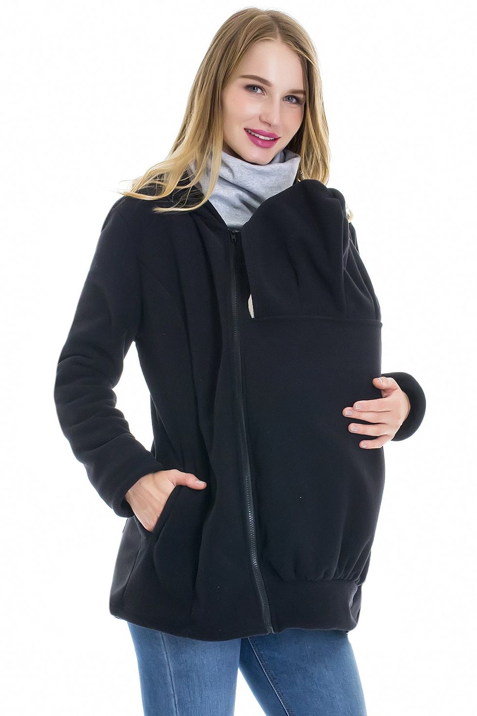 Chaqueta Portabebés 3 en 1 con forma de canguro