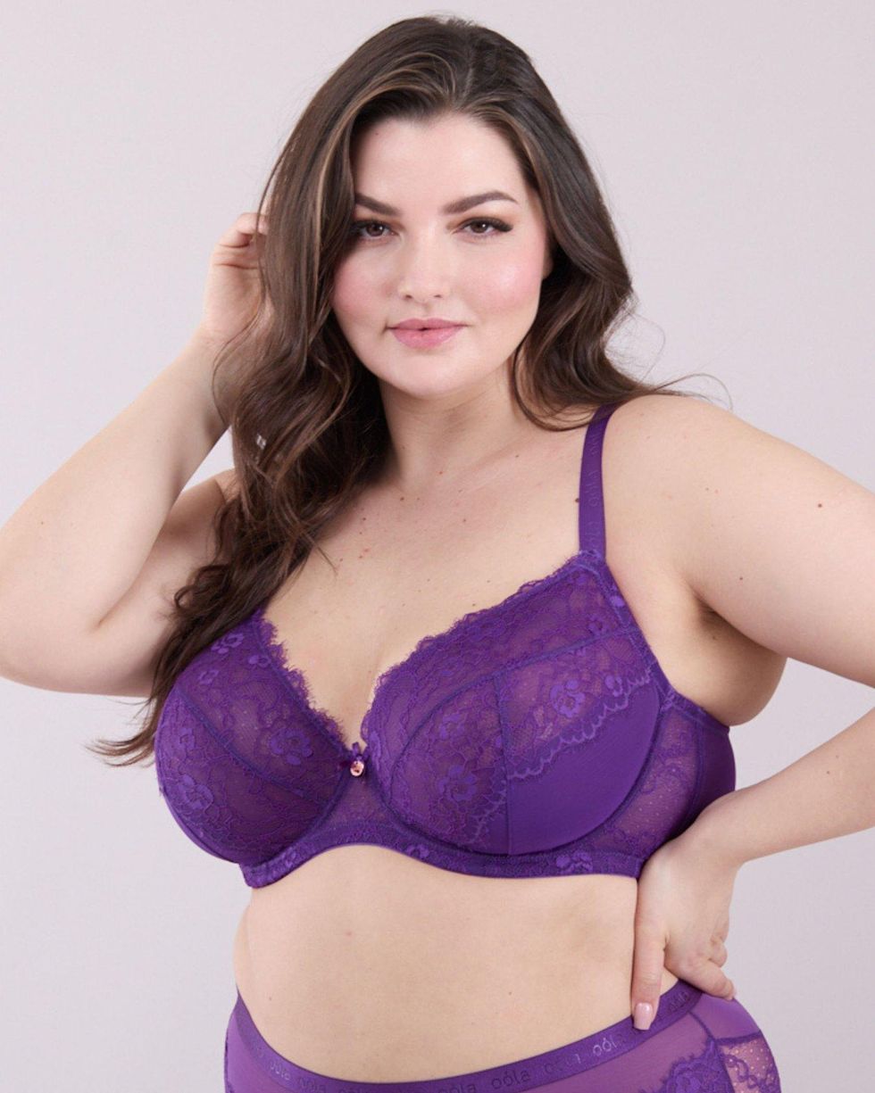 Lace And Logo Underwired Bra