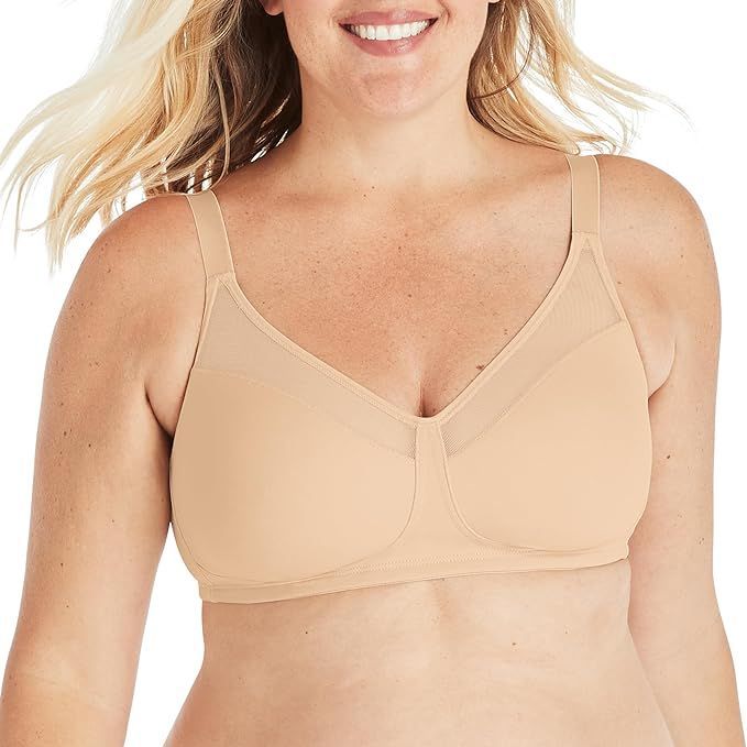 Buy Wacoal women non padded slimline seamless minimizer bra beige Online