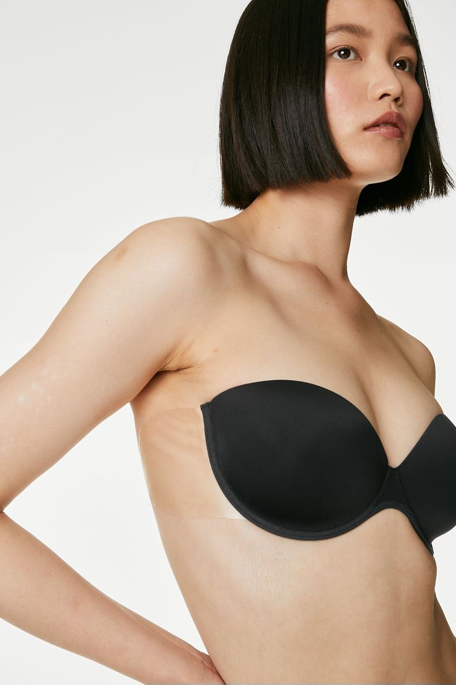 Shoppers With 3DD Chests Say This  Adhesive Sticky Bra Doesn't Budge
