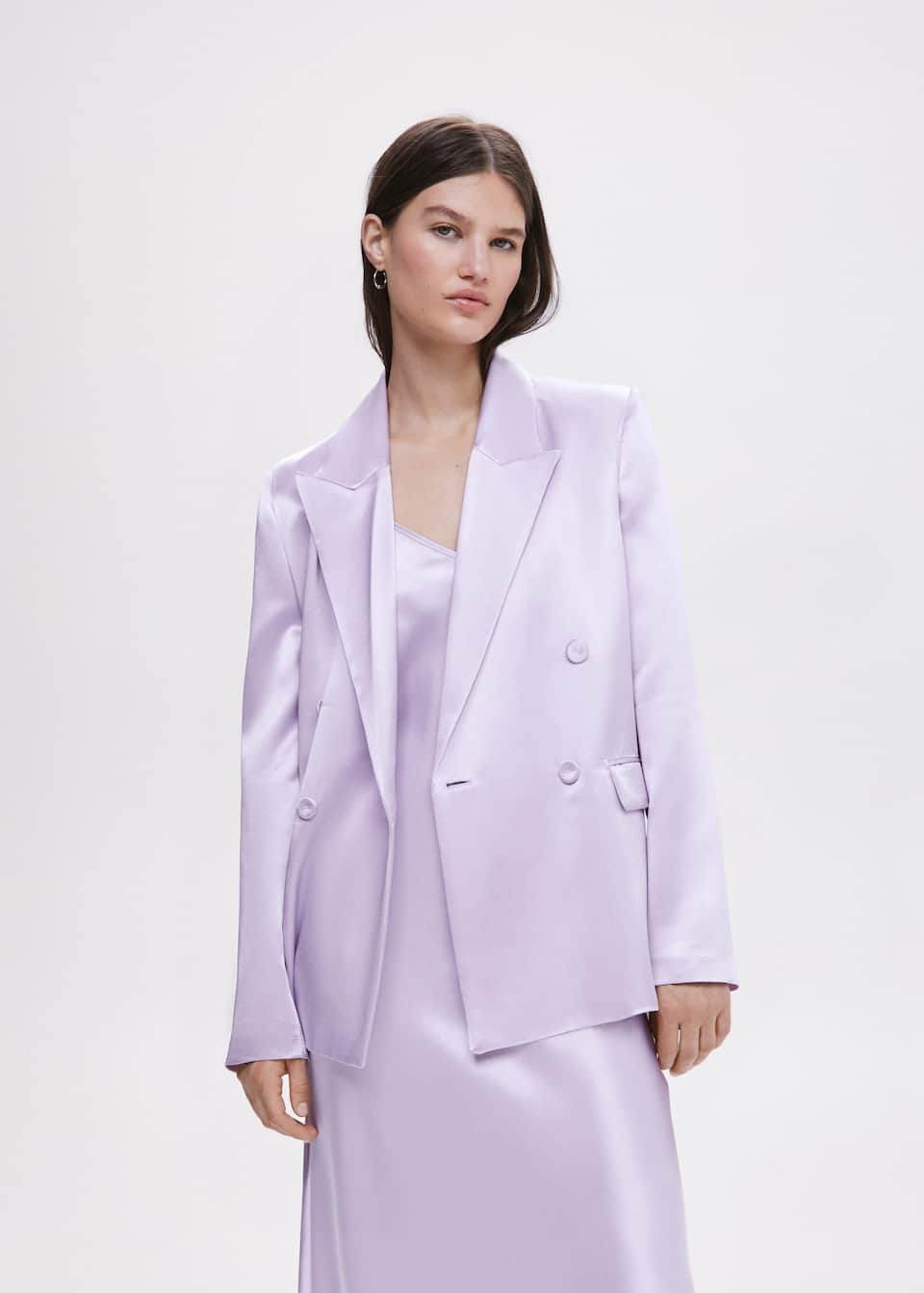 Satin Finish Suit Jacket