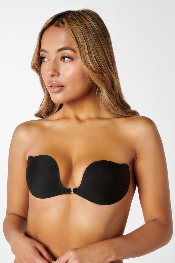  Sticky Bra Adhesive Push Up Invisible Strapless Bras for Women  2 Pairs Reusable with Nipple Covers for Backless Dresses : Clothing, Shoes  & Jewelry