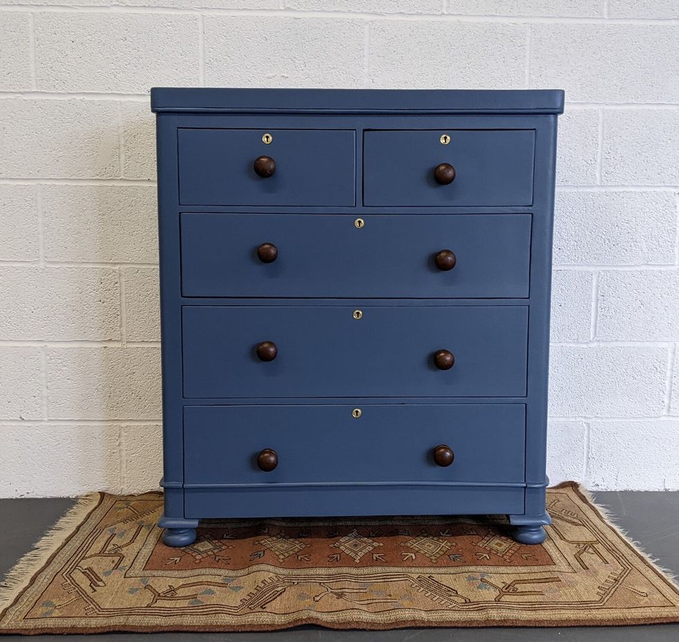 Painted Vintage Chest of Drawers