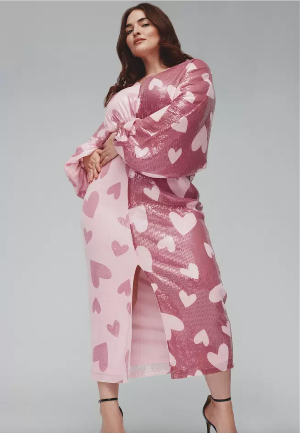 Split Pattern Dress Split Pattern Dress