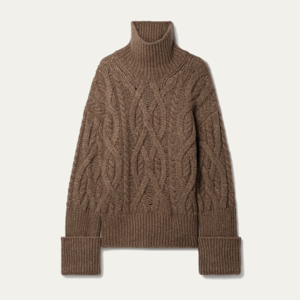 Zola Aran Cable Knit Sweater