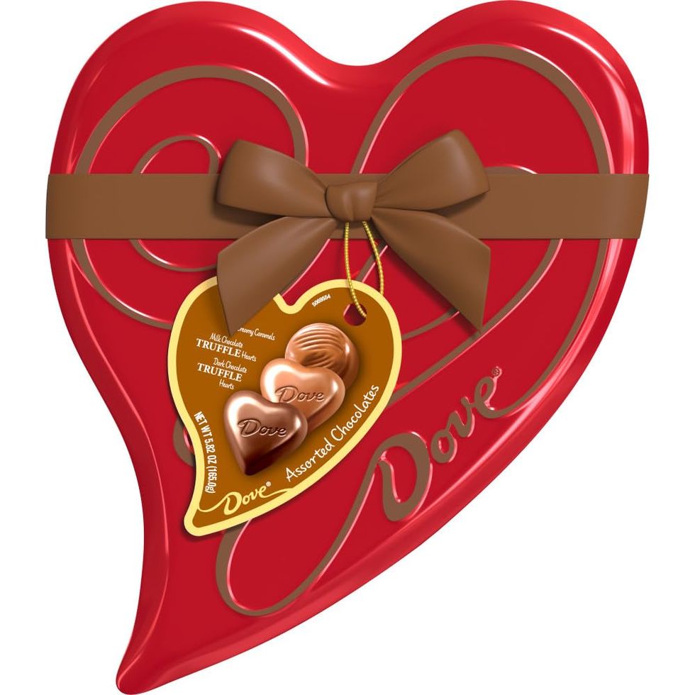Gourmet Chocolate - Christmas Romantic Red Milk Chocolate Heart Box Gift Box Chocolates Shaped Assorted Variety Choco Truffle Gifts Basket 14 Piece