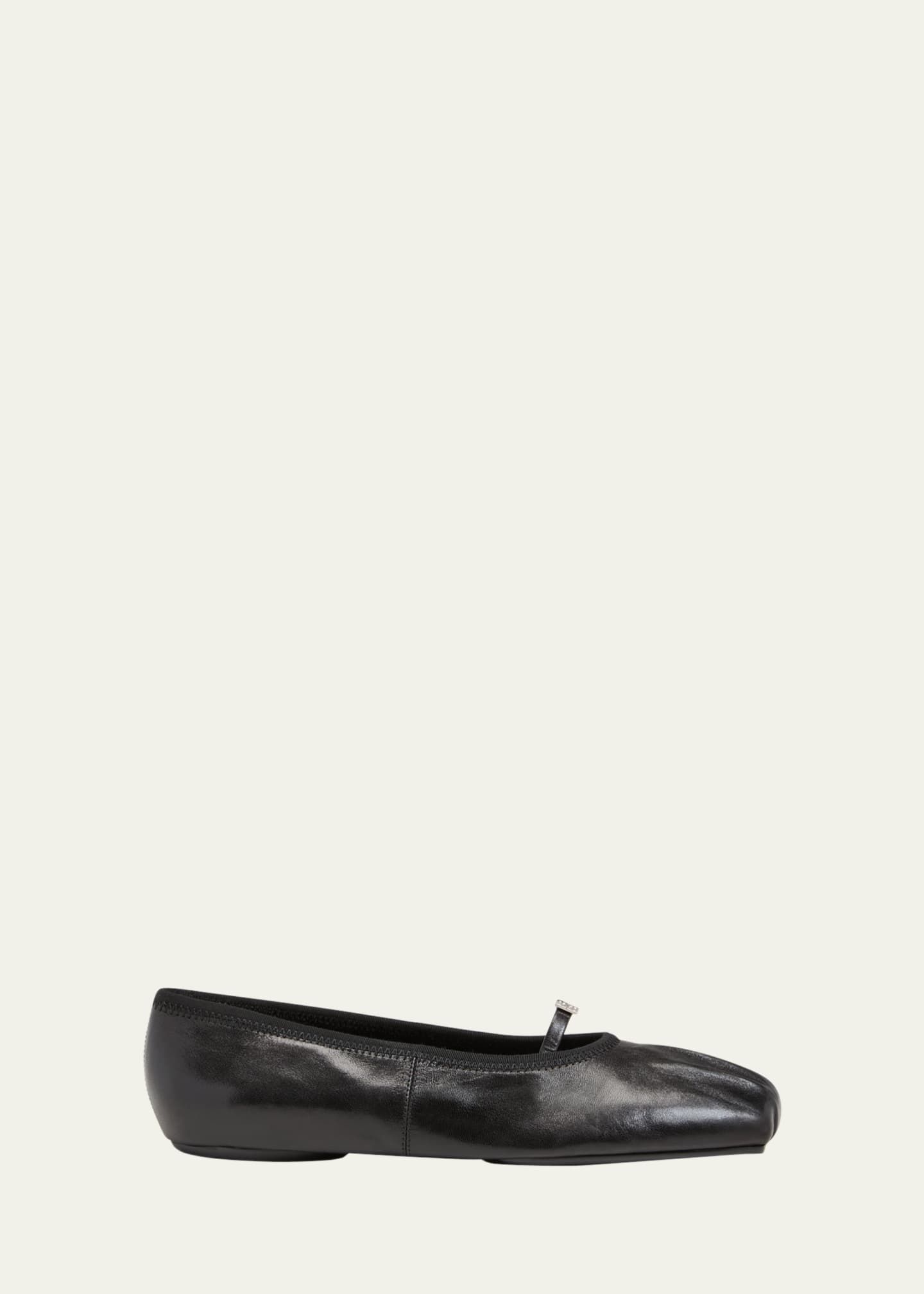 Designer black 2024 ballet flats