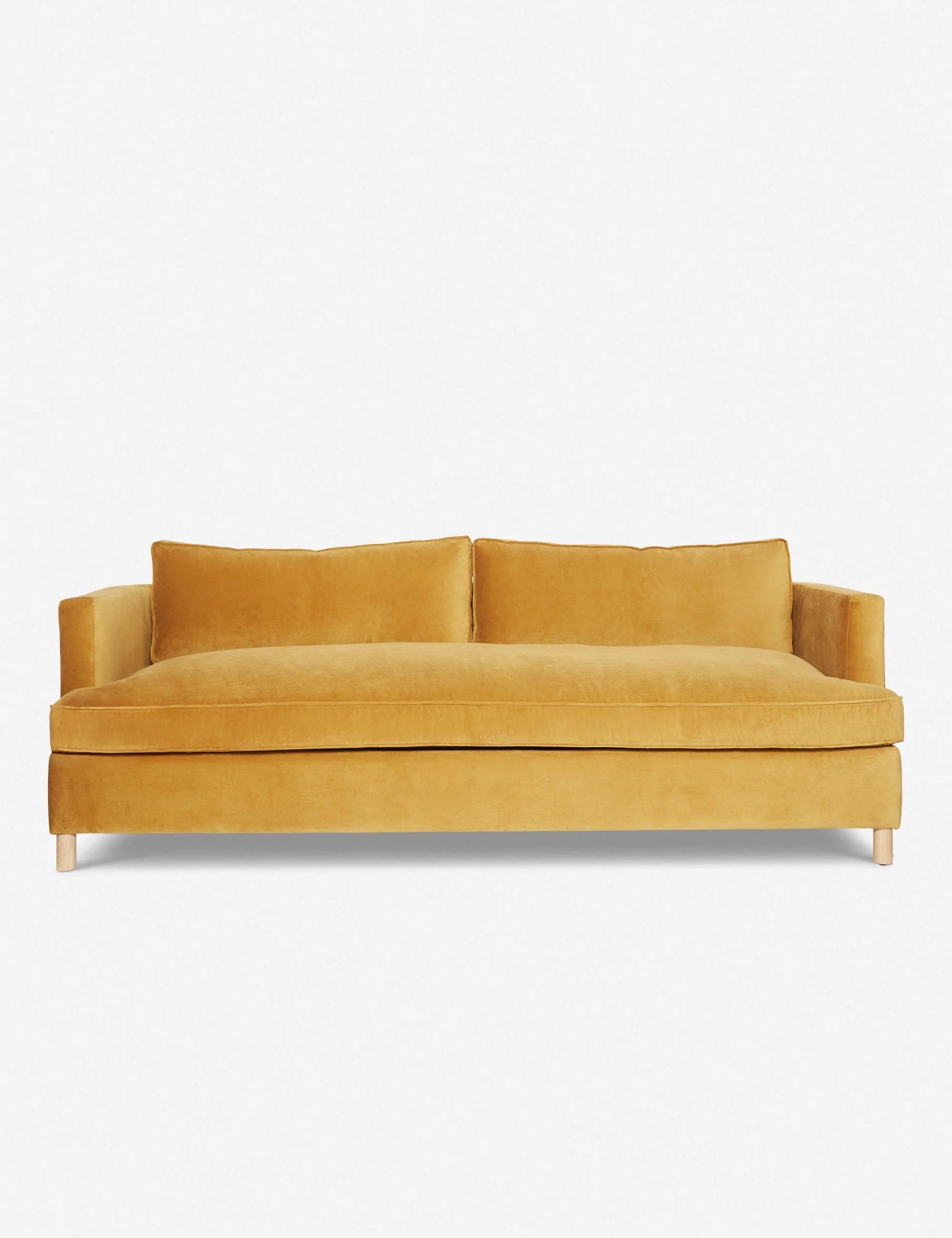 Sarah 77 online square arm sofa