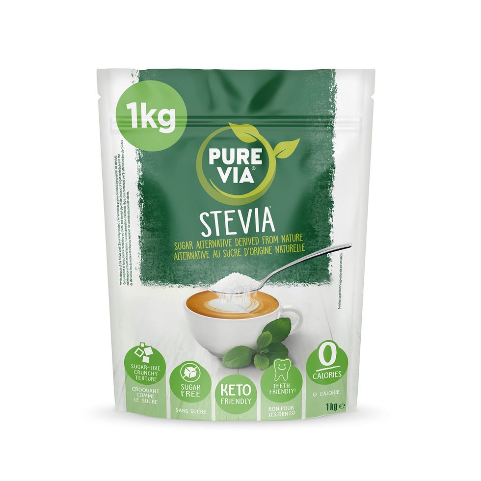 Pure Via Stevia Foglia Granuli Dolci 