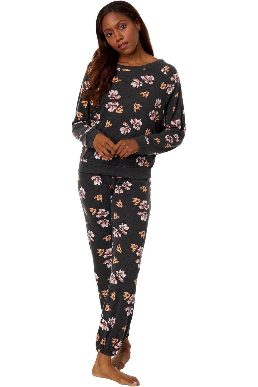 Women's :: Women's Sleepwear :: Pajamas :: 100% Lace Trim Black