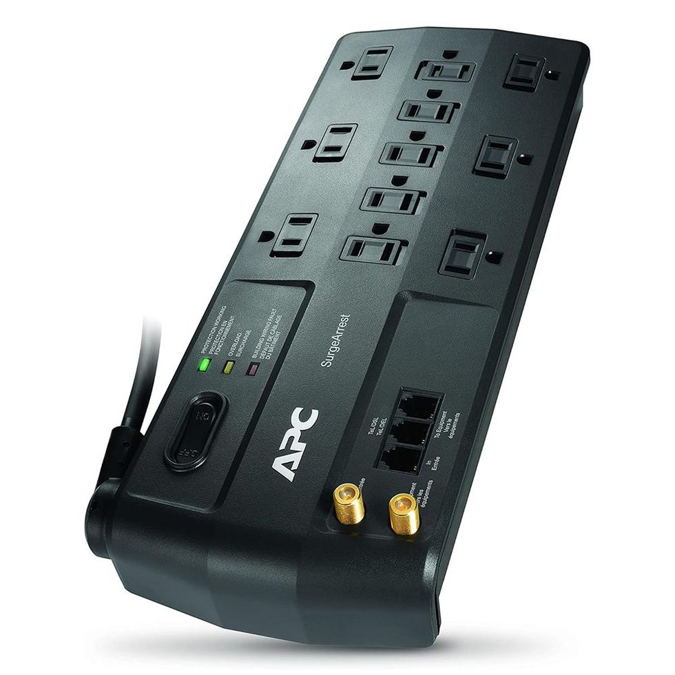 Surge Protector with Telephone, DSL, and Coaxial Protection