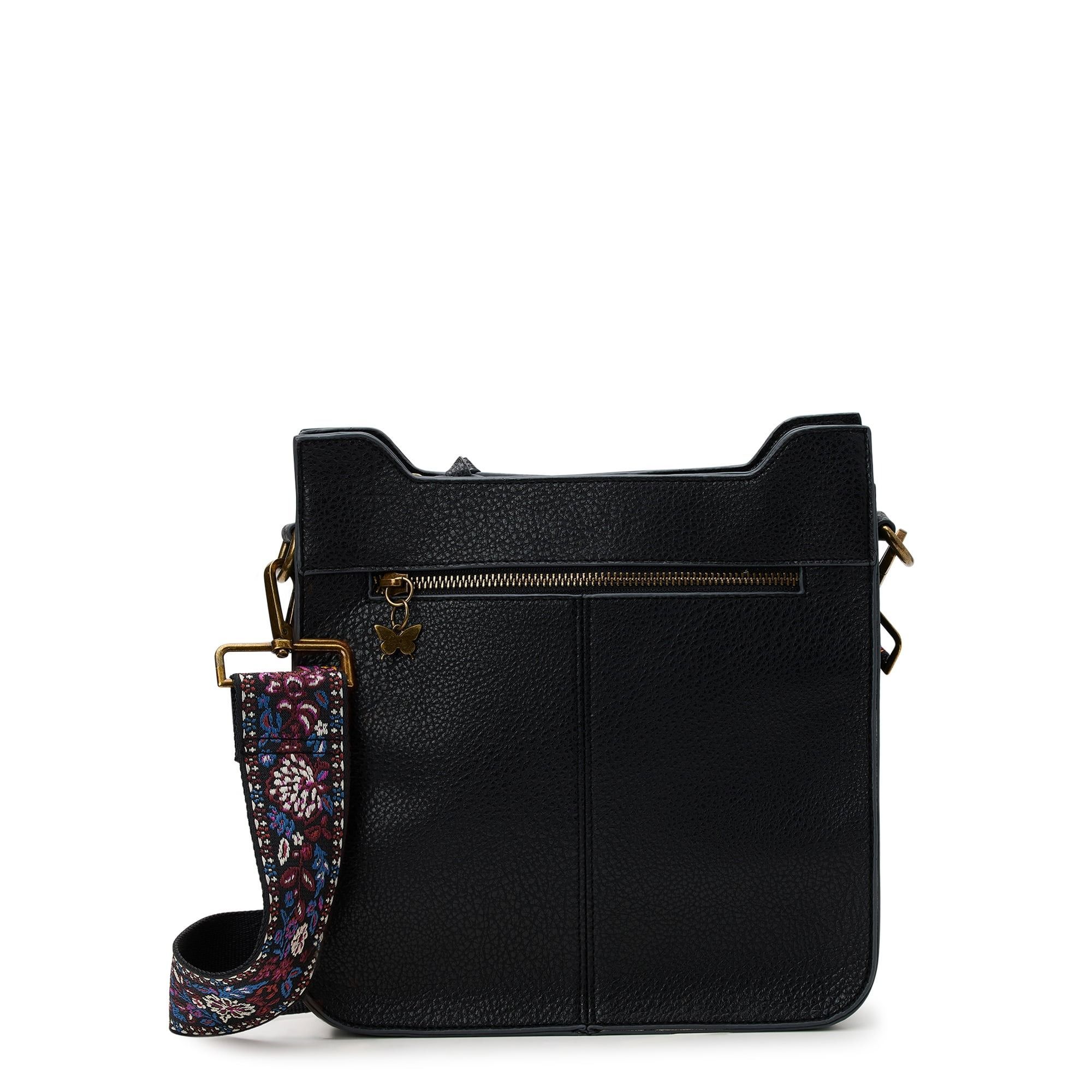 Pramadda Pure Luxury Black Sling Bag 9 inch Small Leather Sling Bag for Men  Women | Mobile Messenger Side Bag | Sling Bag for men Travel | Leather  Business Travel Crossbody Side