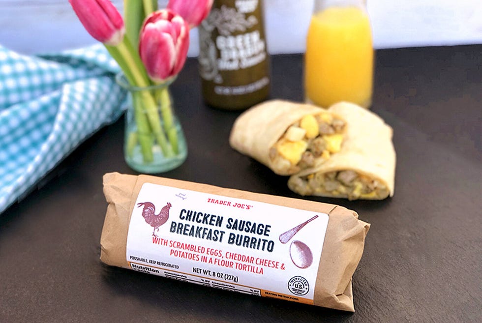 7. Chicken Sausage Breakfast Burrito