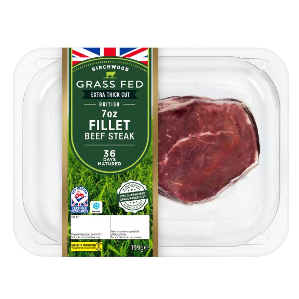 Lidl Birchwood Grass Fed 7oz British Beef 36-Day Matured Fillet Steak