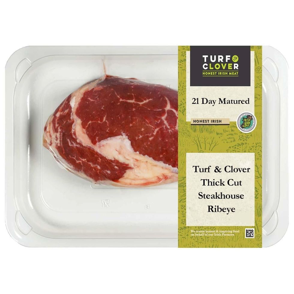 Turf & Clover Thick Cut Steakhouse Ribeye, Typically 400g