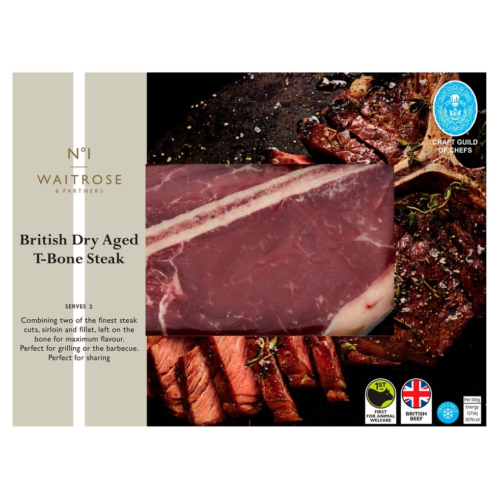 Waitrose No. 1 30 Day Dry Aged T-Bone Steak, Typically 1kg