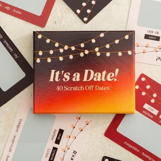 It's a Date!™ - 40 Fun & Romantic Scratch Off Date Ideas 