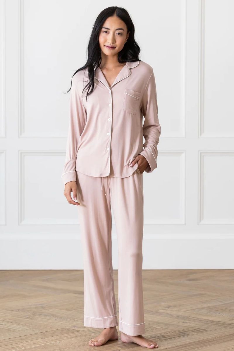 Womens Silk Satin Pajamas Short Sleeve Button Down Sleepwear Soft Satin  Loungewear 2 Piece Pjs Shorts Set