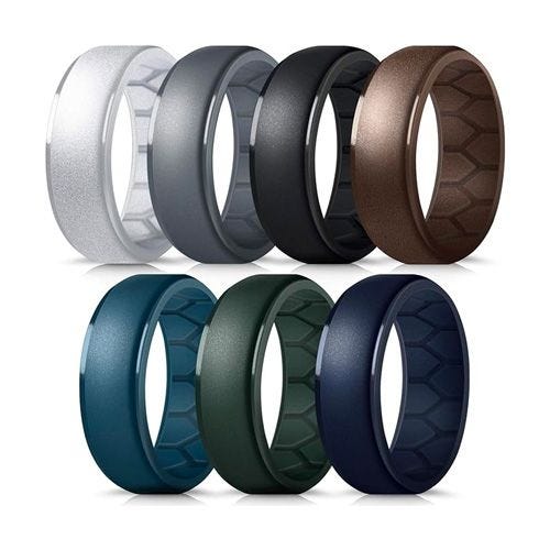 Silicone Wedding Ring for Men