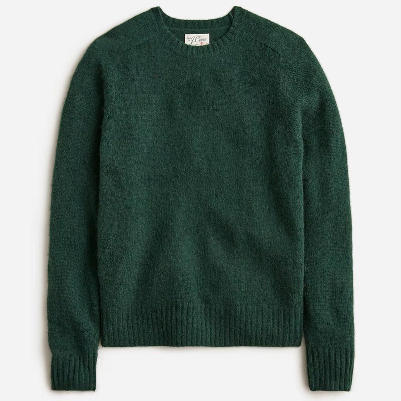 Brushed Wool Crewneck Sweater