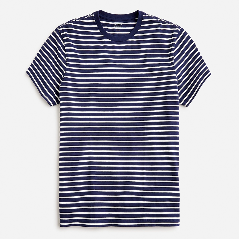 Cotton T-Shirt in Stripe