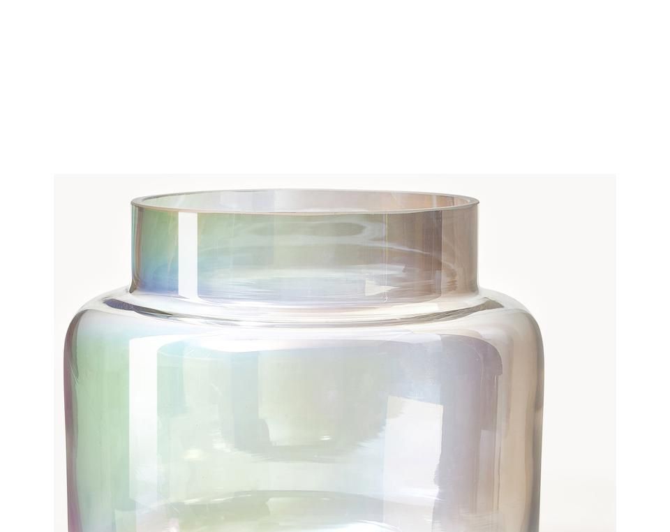 Vaso in vetro iridescente Lasse